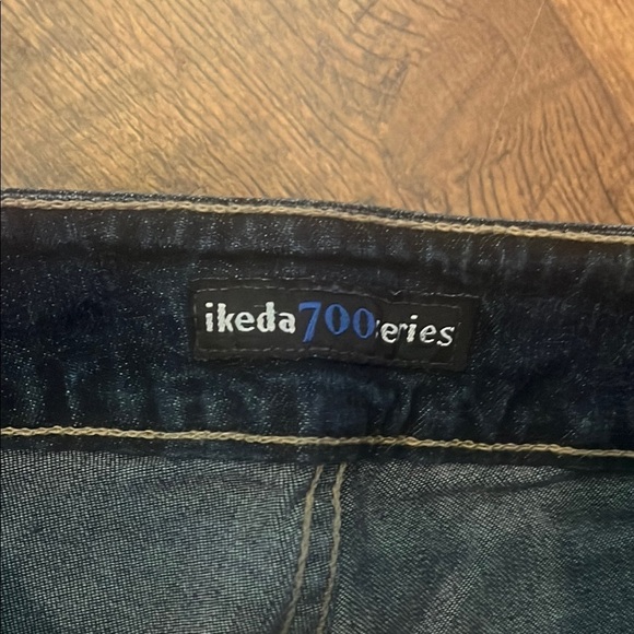 Y2K Ikeda Wide Leg Jeans with Classic Design - Picture 2 of 8